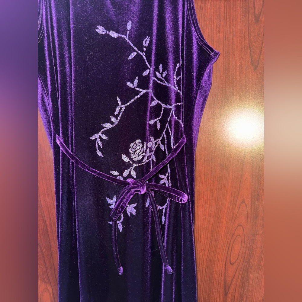90’s Velvet Midi Dress